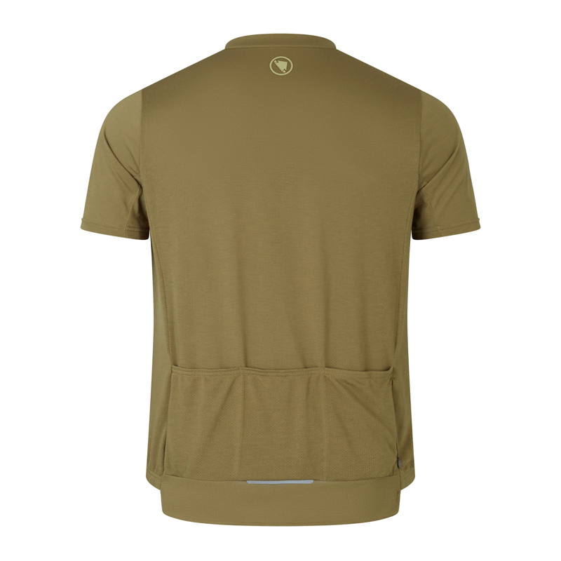 Endura Loop SS Zip Jersey Tweed Green-1