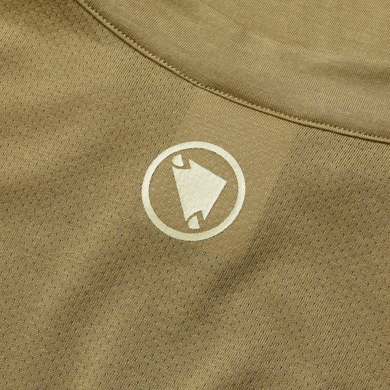 Endura Loop SS Zip Jersey Tweed Green-4