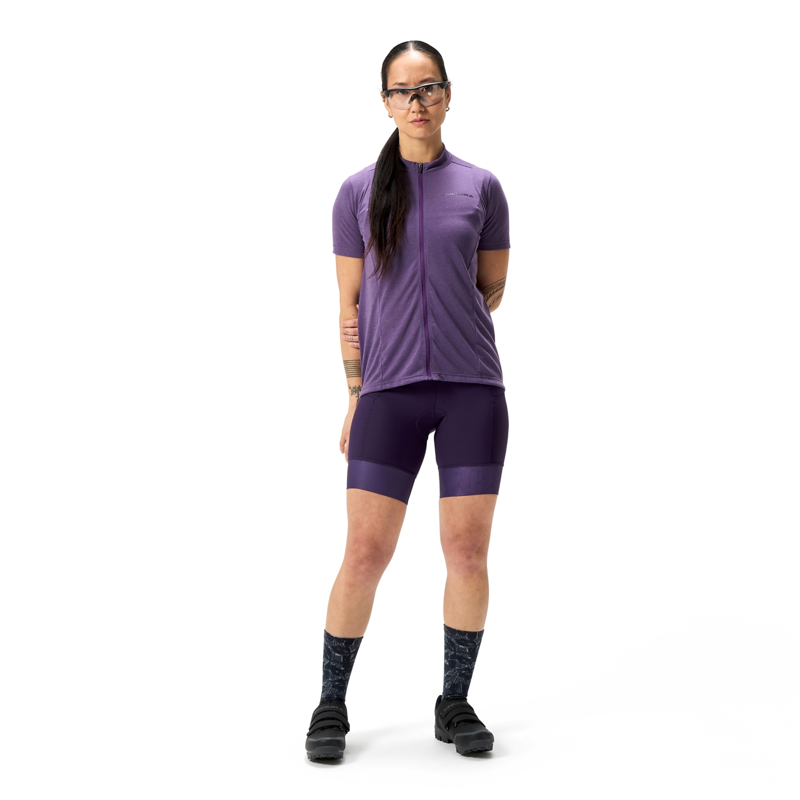 Endura Loop SS Zipped Womens Jersey Heather-3
