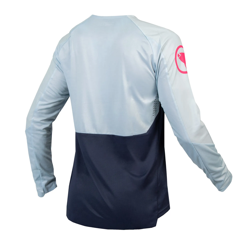 Endura MT500 Burner Lite Long Sleeve Jersey Blue-1