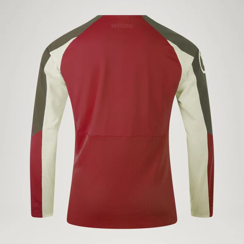 Endura MT500 Burner Lite Long Sleeve Jersey Brick-1