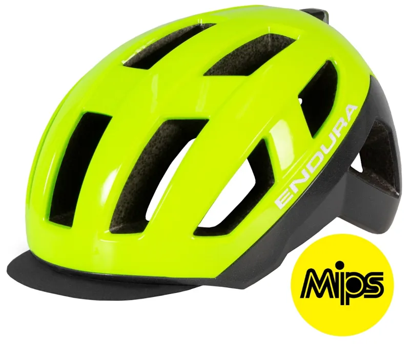 Endura Urban Luminite MIPS Helmet Hi-Vis Yellow