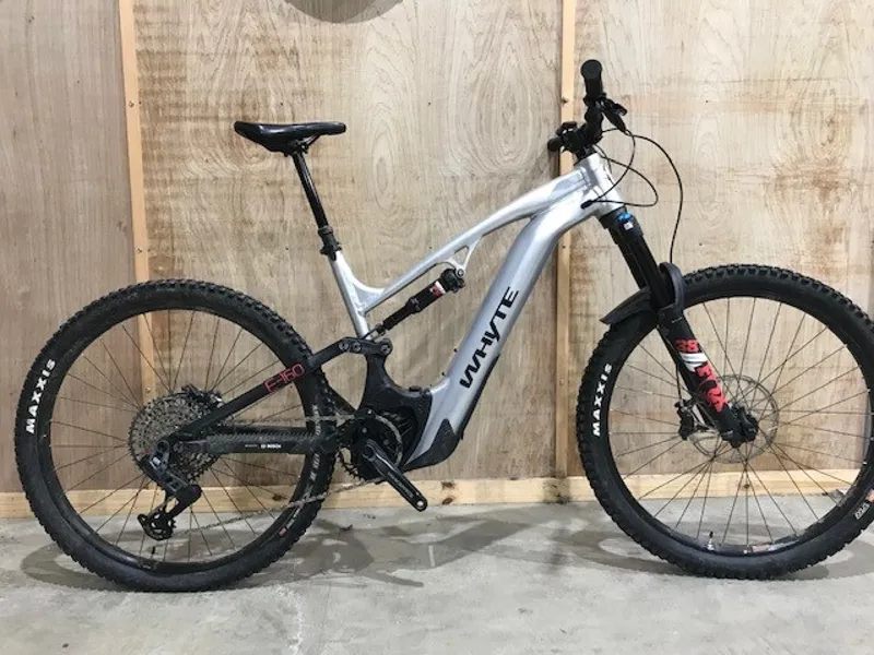 EX DEMO Whyte E-160 RS 29er XL Electric Bike 2024 Gloss Silver/Matt Black