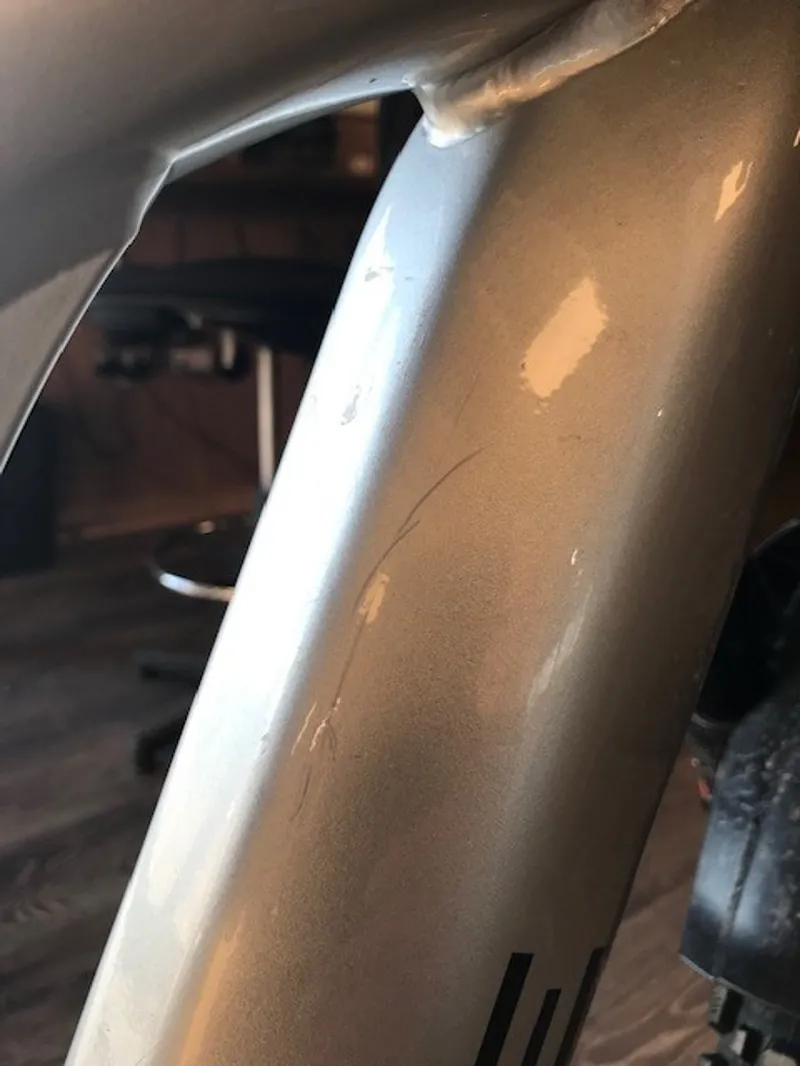 EX Demo Whyte E-160 RS 27.5 Small Electric Bike 2024 Silver/Black-4