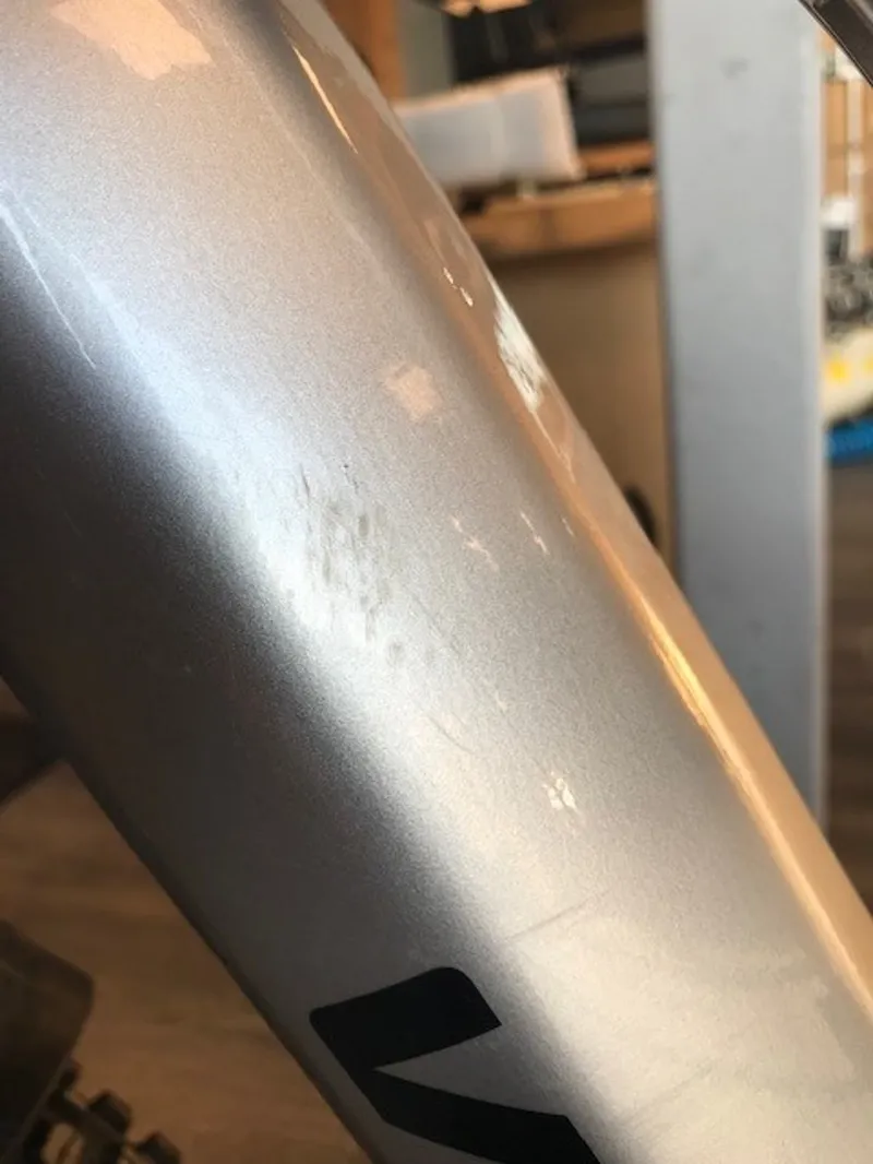 EX Demo Whyte E-160 RS 27.5 Small Electric Bike 2024 Silver/Black-1