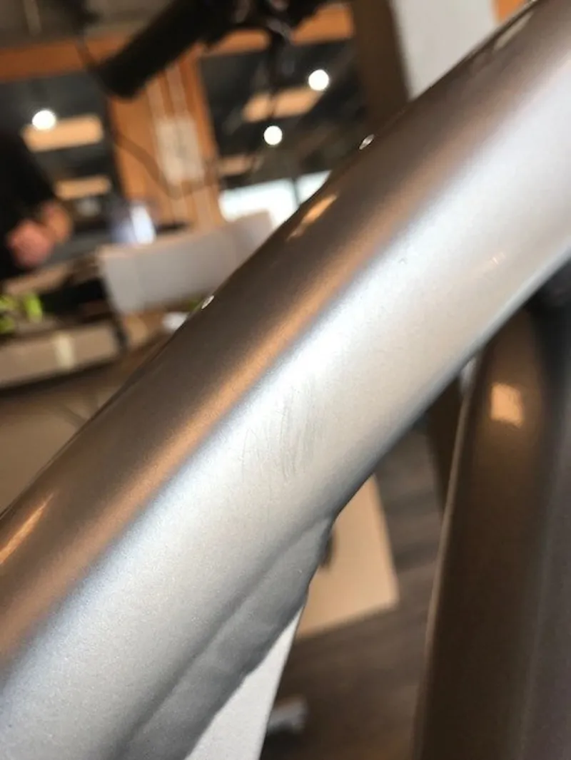 EX DEMO Whyte E-160 RS 29er Large Electric Bike 2024 Gloss Silver/Matt Black-3