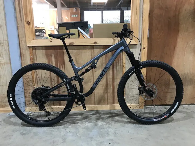 Ex Demo Whyte T-140 S Large Mountain Bike 2025 Gloss Silver/Matt Black