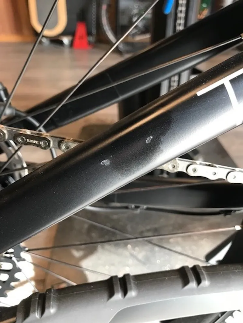 Ex Demo Whyte T-140 RS Large Mountain Bike 2025 Gloss White/Matte Black-1