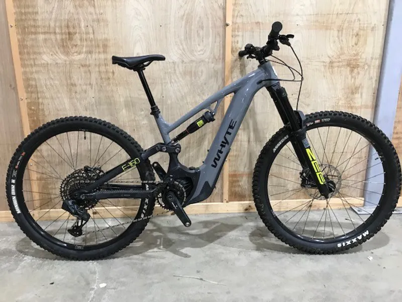 Ex Demo Whyte E-160 S Medium Electric Bike 2024 Grey/Black