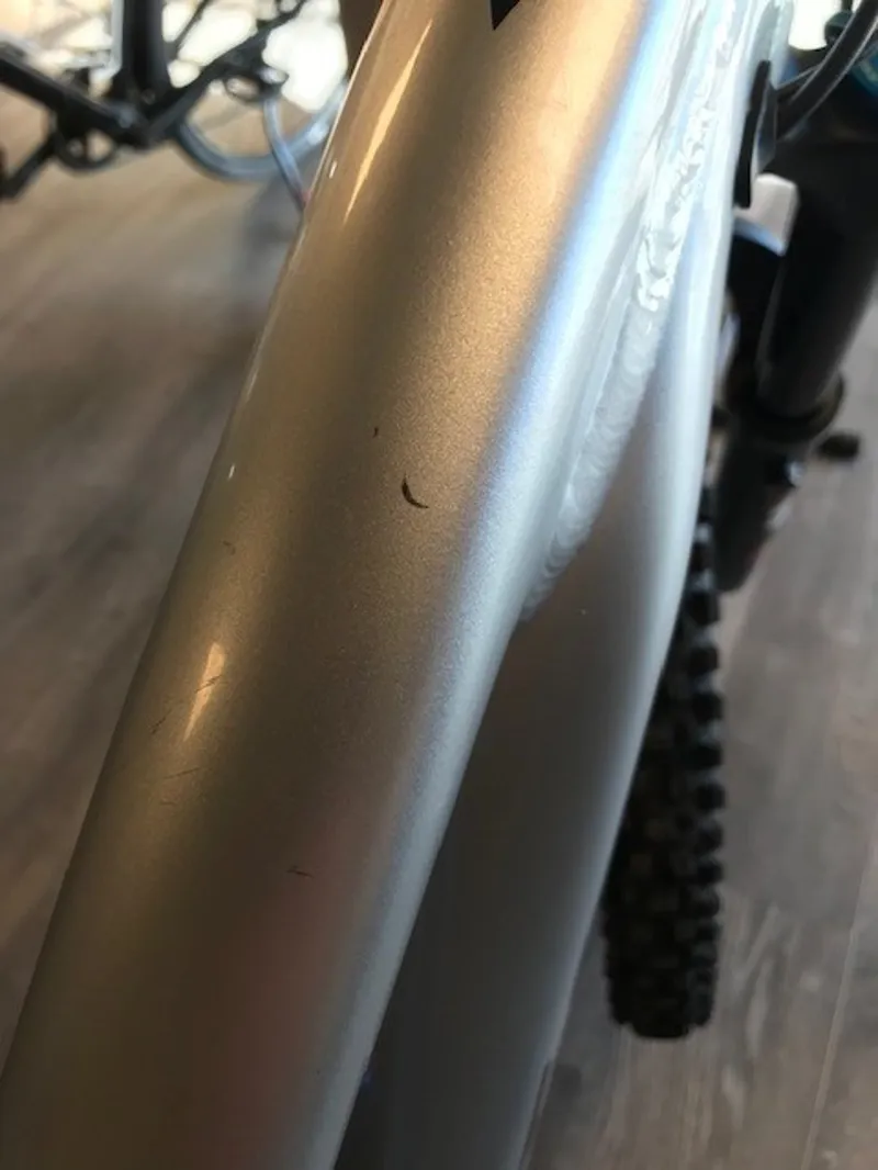 Ex Demo Whyte E-160 RS Medium Electric Bike 2024 Silver/Black-3