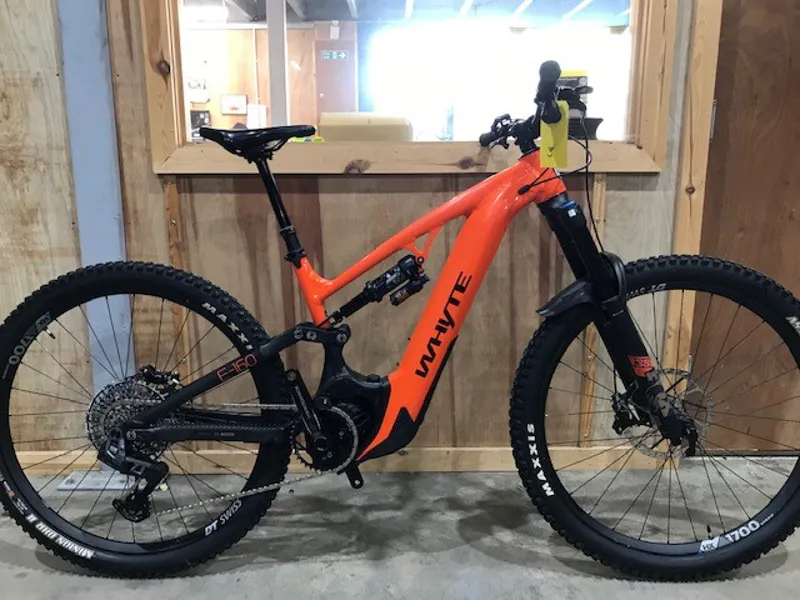 Ex Demo Whyte E-160 RSX Medium Electric Bike 2024 Orange/Matte Black