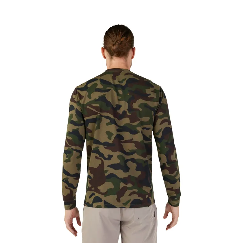 Fox Head LS Tech Tee Green Camo-2