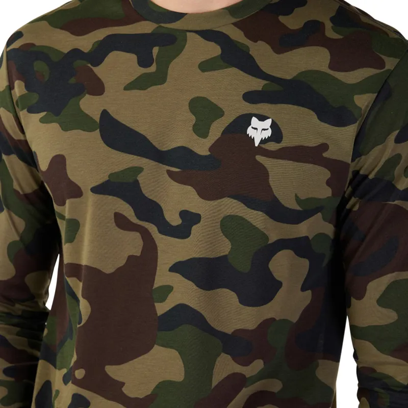 Fox Head LS Tech Tee Green Camo-3