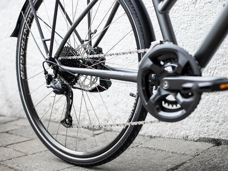 Trek FX 2 Disc Equipped Stagger Hybrid Bike 2023 Grey-4