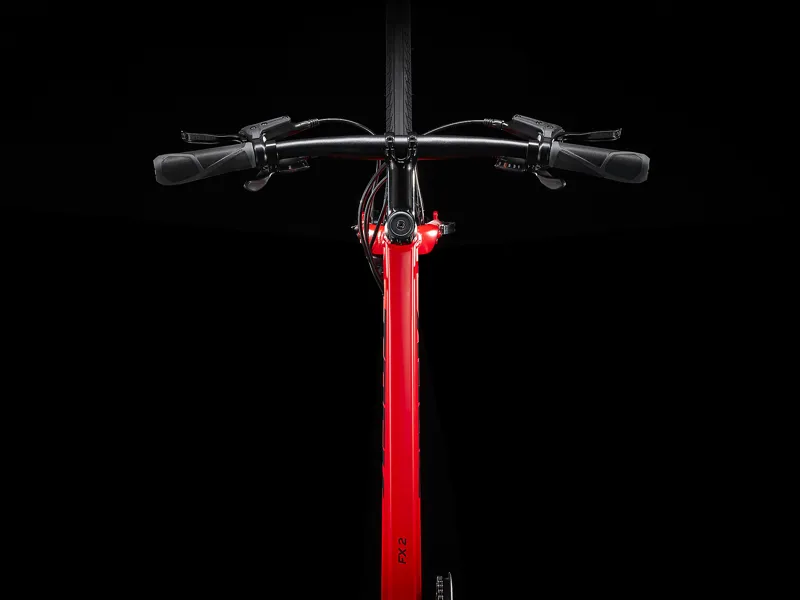 Trek FX 2 Disc Stagger Hybrid Bike 2023 Medium Satin Viper Red-4