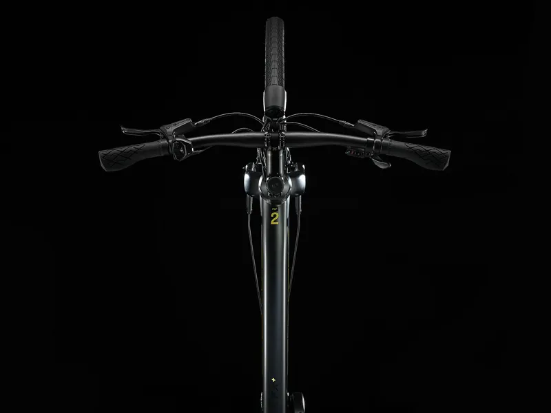 Trek FX+ 2 Electric Hyrbrid Bike 2023 Satin Trek Black-6