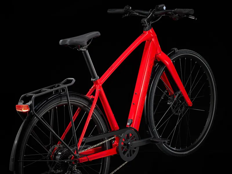 Trek FX+ 2 Electric Hyrbrid Bike 2023 RED-2