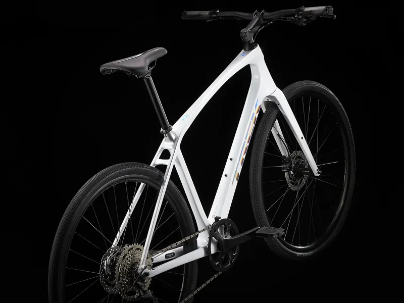 Trek FX Sport 4 Carbon Hybrid Bike White 2024-3