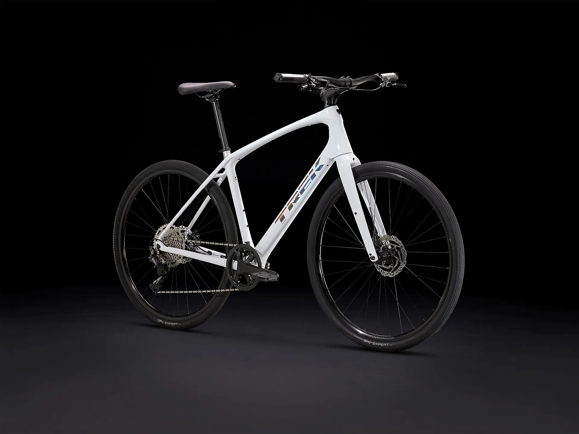 Trek FX Sport Carbon Hybrid Bike White 2024