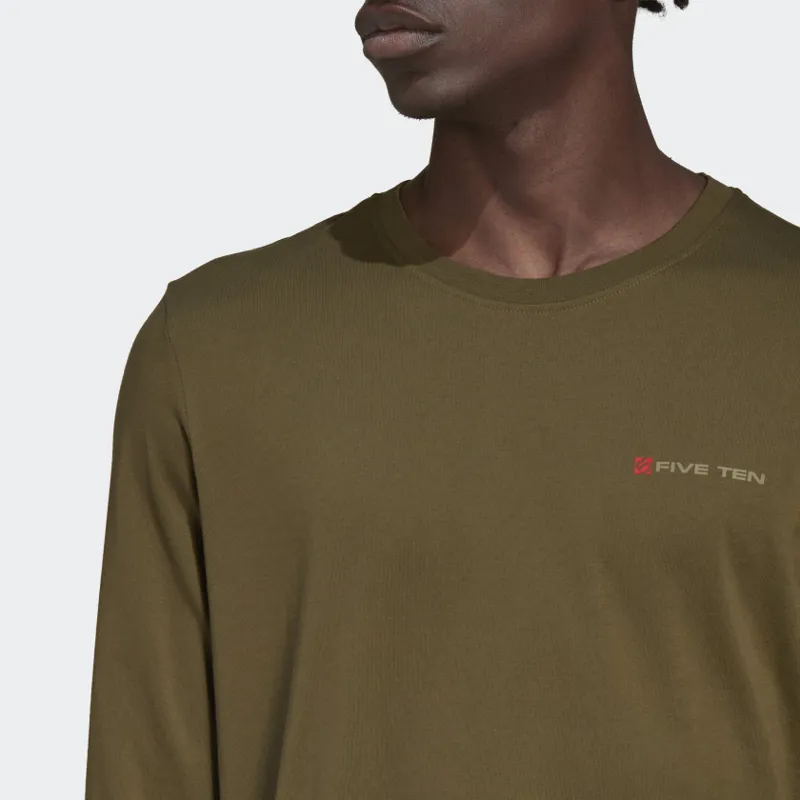 Five Ten Graphic LS Jersey Focus Olive-4