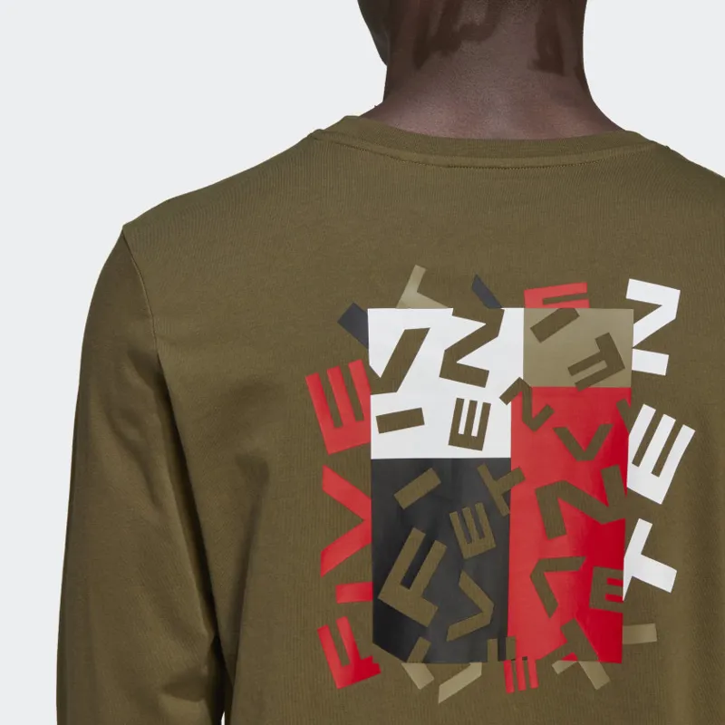 Five Ten Graphic LS Jersey Focus Olive-5