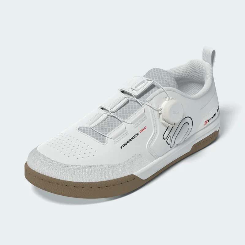 Five Ten Freerider Pro Boa MTB Flat Shoes White/ Black/ Red-9
