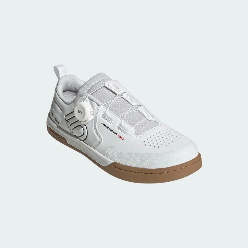 Five Ten Freerider Pro Boa MTB Flat Shoes White/ Black/ Red-4