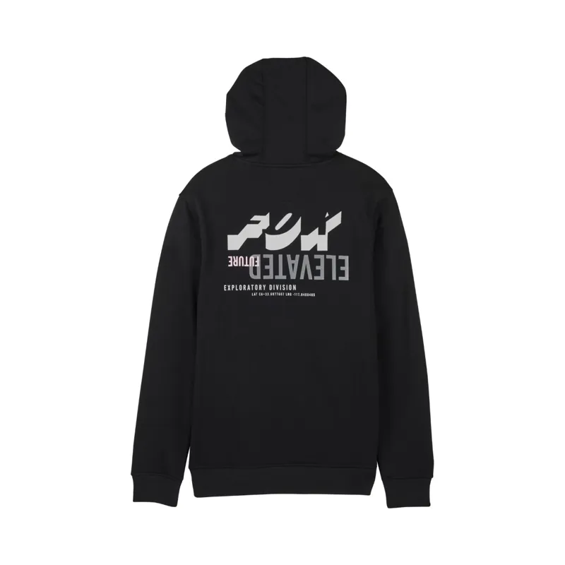 Fox Leo Pullover Fleece Hoodie Black-1