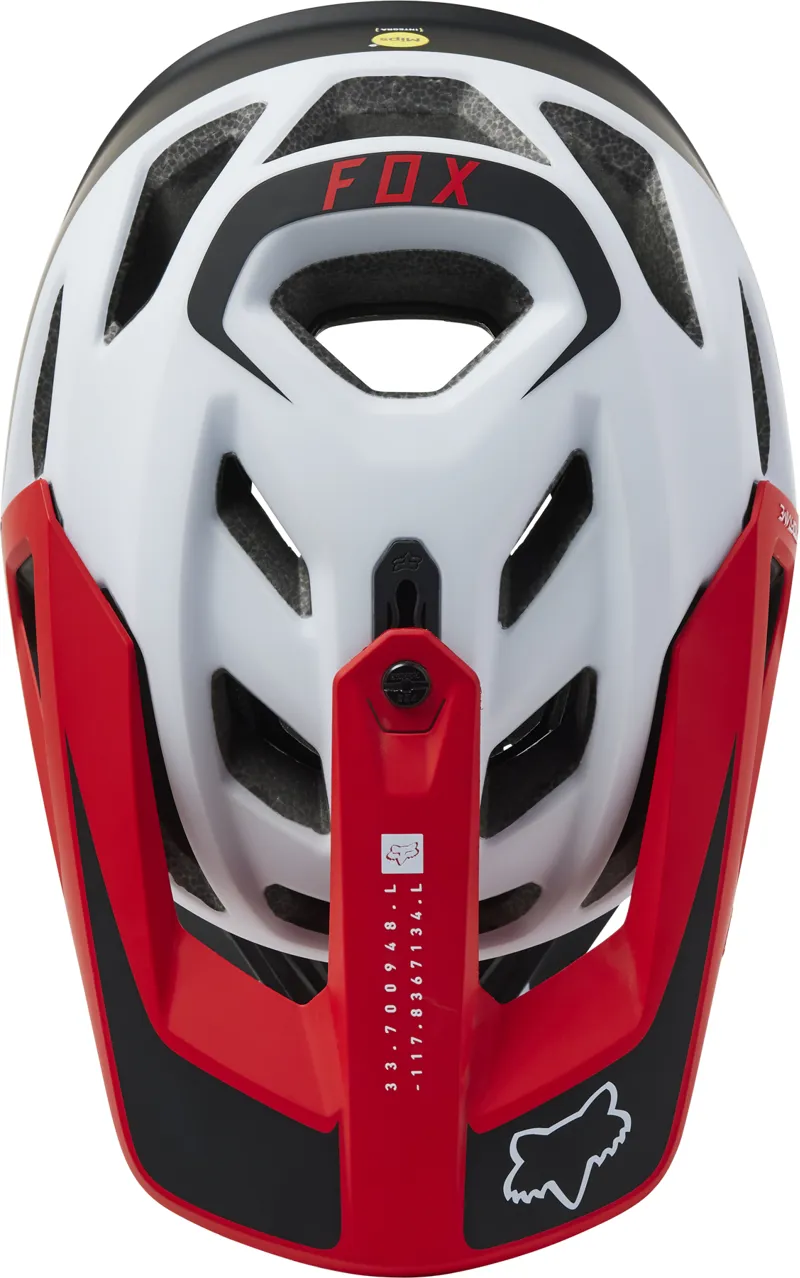 Fox Proframe RS MIPS Full Face Helmet Black/Red-3