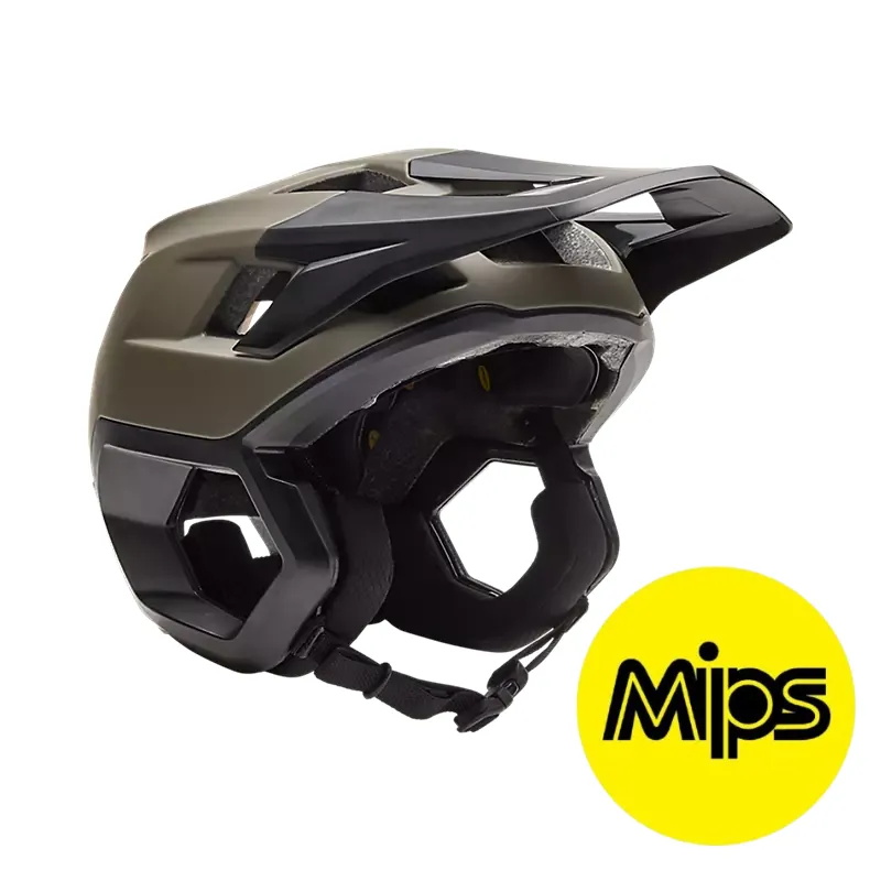 Fox Dropframe MIPS MTB Helmet Military Green