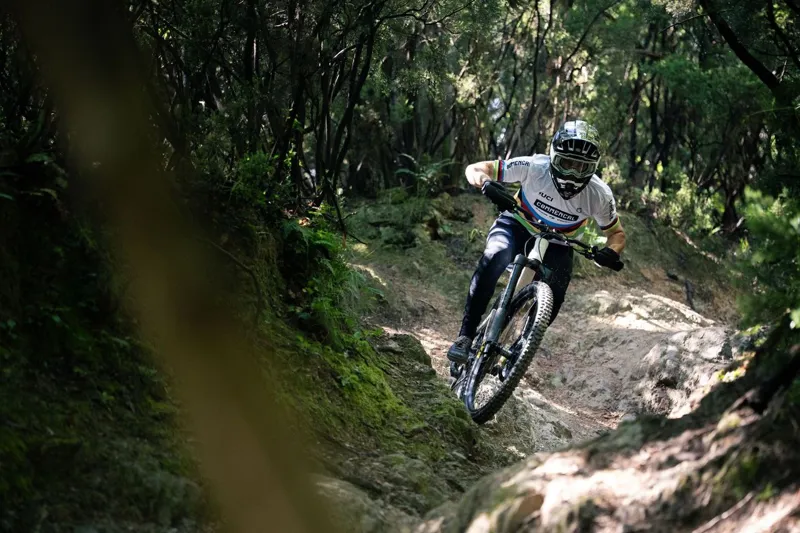 Fox Podium Factory 29er Grip X2 110mm Tapered 44mm Offset 170mm-5