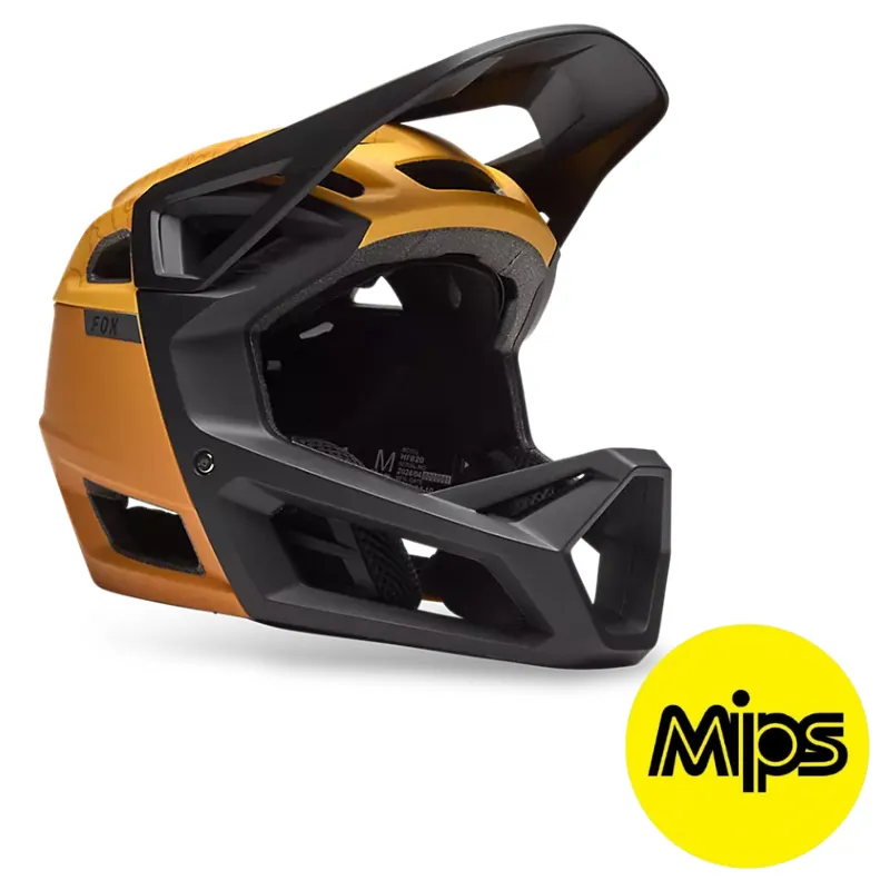 Fox Proframe Frequency Full Face MIPS MTB Helmet Carmel Brown