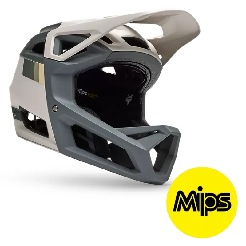 Fox Proframe RS Sol Full-Face MIPS MTB Helmet Vintage White