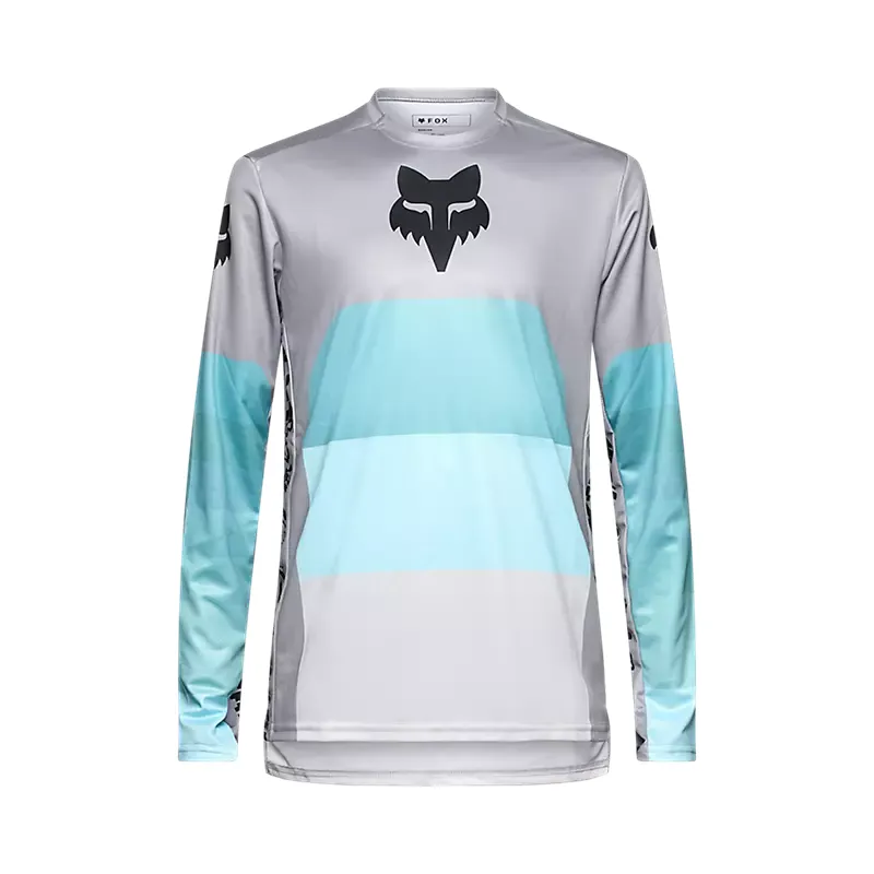 Fox Ranger Grid Long Sleeve Jersey Steel Grey