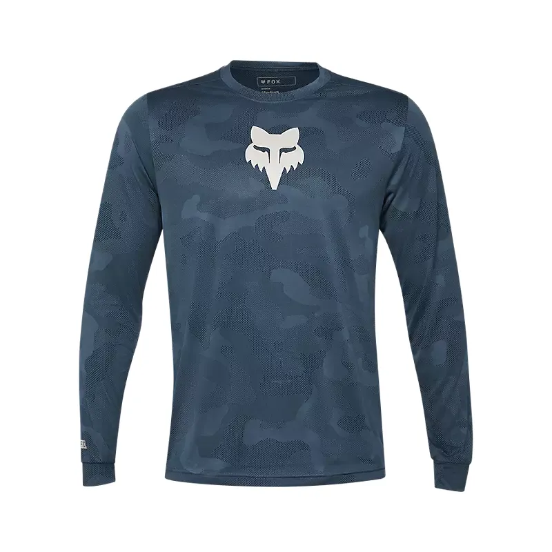 Fox Ranger TruDri Long Sleeve Jersey Dark Vintage Blue