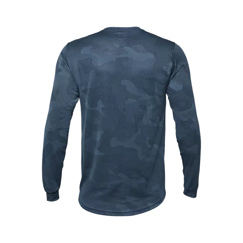 Fox Ranger TruDri Long Sleeve Jersey Dark Vintage Blue-1