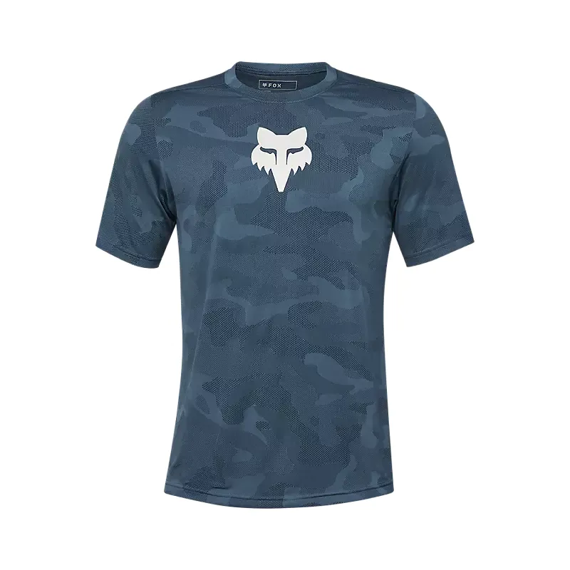 Fox Ranger TruDri Short Sleeve Jersey Dark Vintage Blue