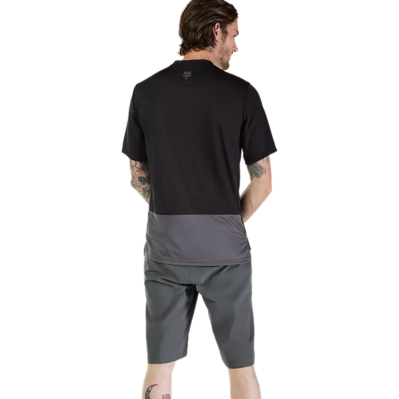 Fox Ranger Wordmark Short Sleeve Jersey Black-2