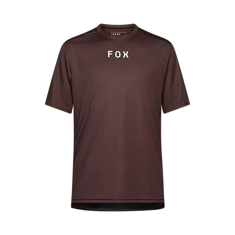 Fox Ranger Wordmark Short Sleeve Jersey Cocoa Brown