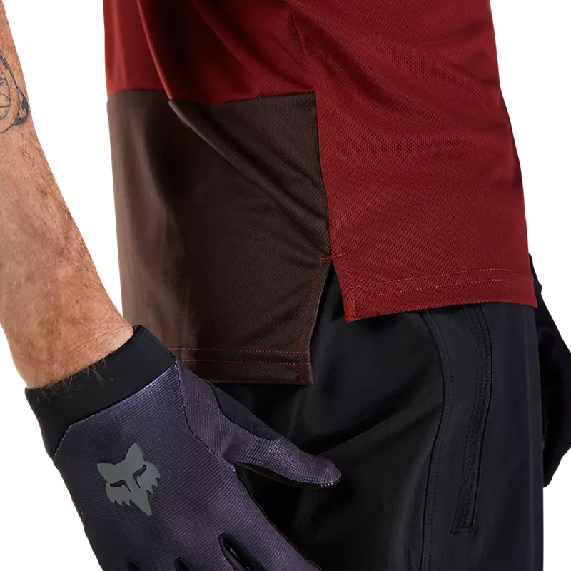 Fox Ranger Wordmark Short Sleeve Jersey Rust-4