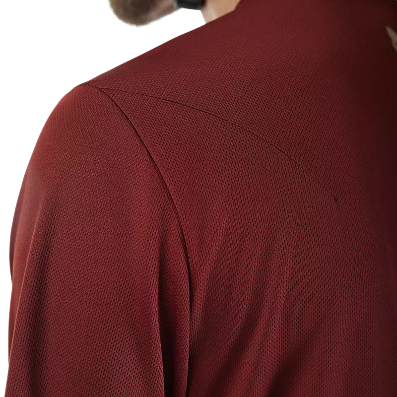 Fox Ranger Wordmark Short Sleeve Jersey Rust-5