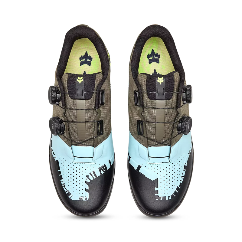 Fox Union Limited Edition BOA Clipless Shoe Fluorescent Yellow-2