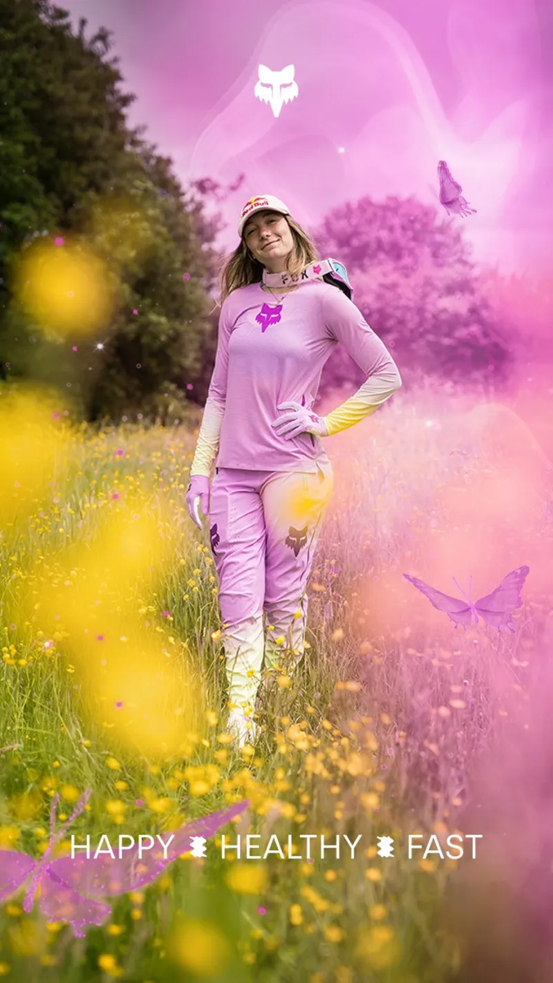 Fox Flexair TS57 Womens LS MTB Jersey LTD Pink-4