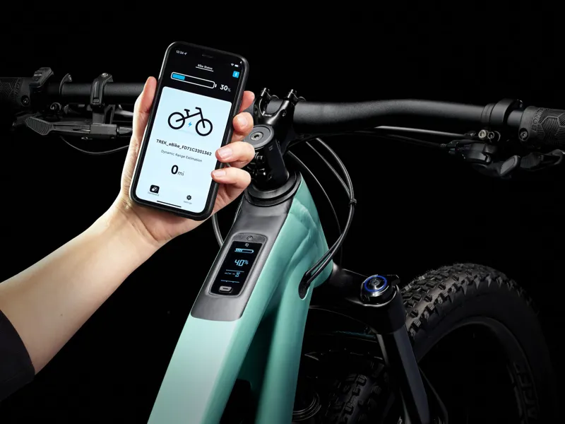 Trek Fuel EXE 5 Deore Electric Bike 2025 Matte Blue Sage-2