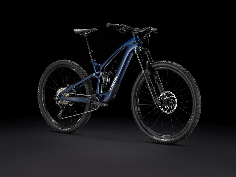 Trek Fuel EXe 9.7 SLX/XT Electric Mountain Bike 2023 Mulsanne Blue-1