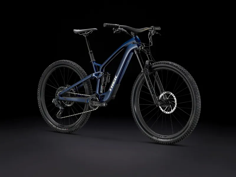 Trek Fuel EXe 9.8 GX AXS Electric Mountain Bike 2023 Mulsanne Blue-1