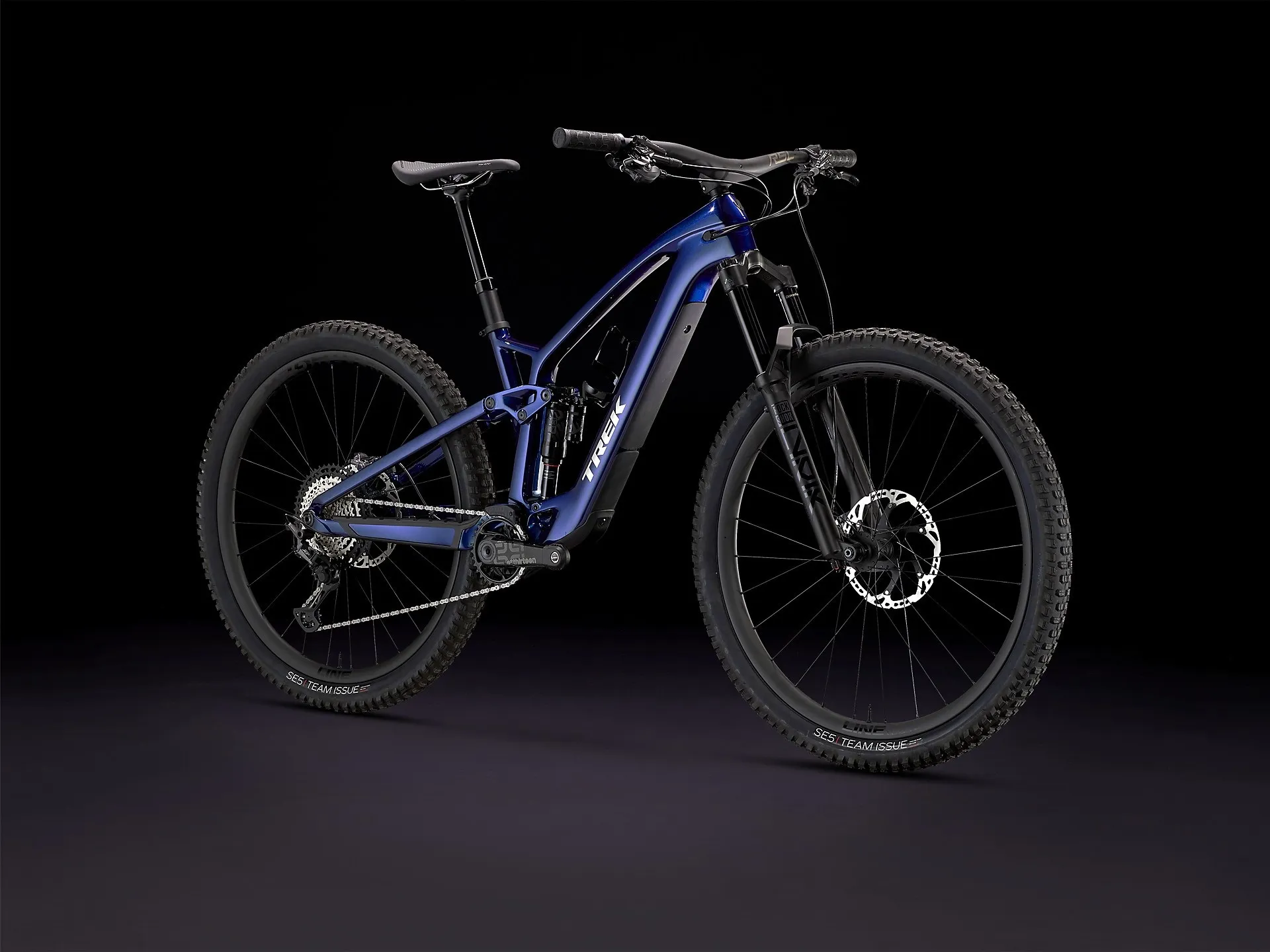 Trek Fuel EXe XT Electric Mountain Bike 2023 Mulsanne Blue