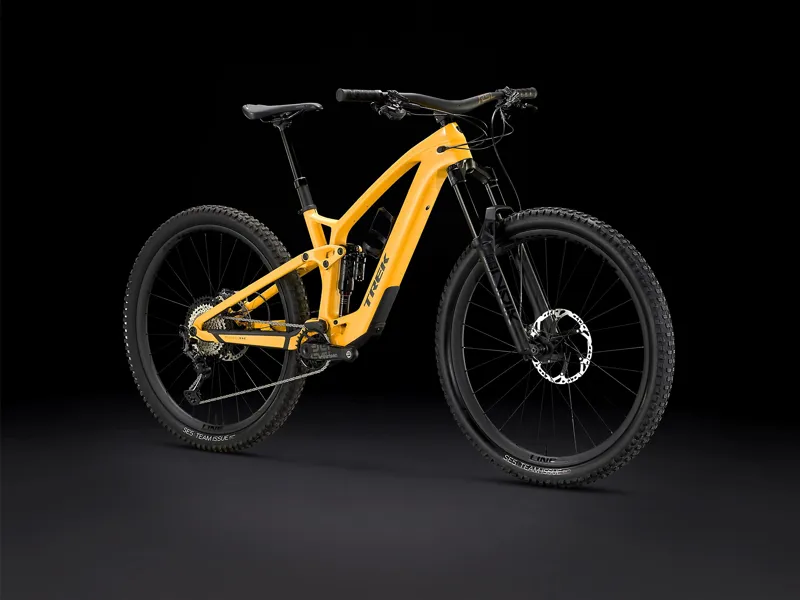 Trek Fuel EXe 9.8 XT Electric Mountain Bike 2023 Satin Baja Yellow-1