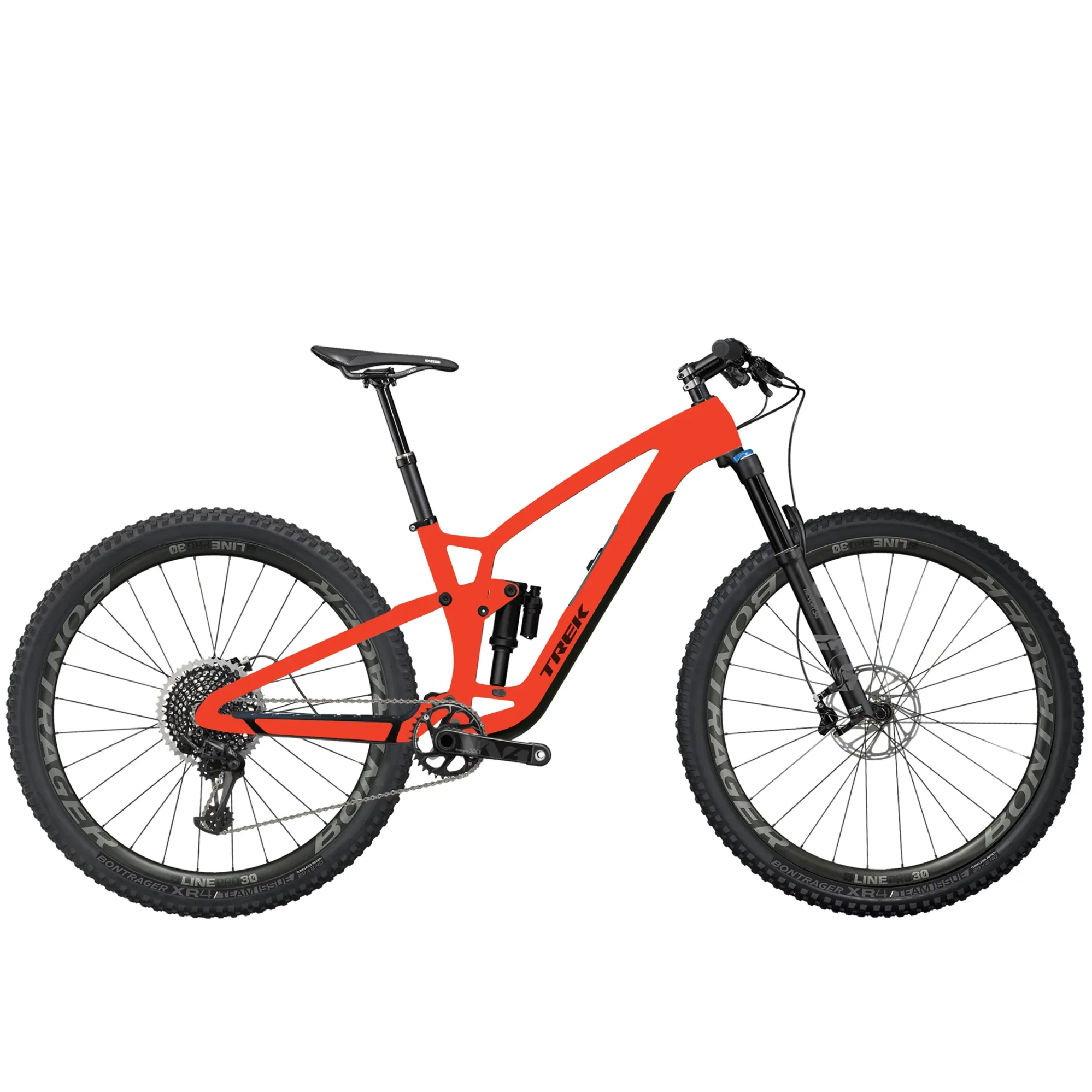 Trek Fuel EXE X0 AXS T-Type Electric Bike 2024 Lava