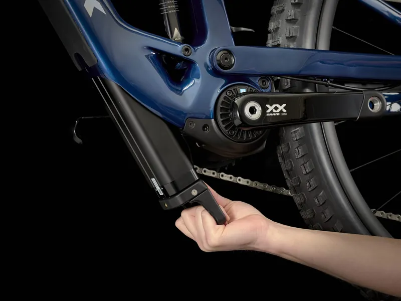 Trek Fuel EXE 9.9 XX AXS T-Type Electric Bike 2024 Mulsanne Blue-8